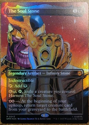 The Soul Stone #243 Marvel's Spider-Man Borderless Foil Mythic - Image 1 of 2