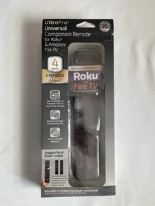 GE 4 Device Universal Roku Fire TV Companion Remote Control - Picture 1 of 3