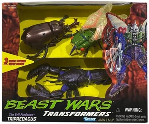 Transformers Beast Wars Combiner Tripredacus 1997 Kenner Action Figure Set NEW - Picture 1 of 6