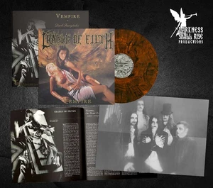 Marbled Transparent Orange Vinyl LP Cradle of Filth Vempire New Mint Metal - Picture 1 of 1