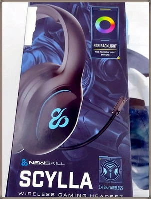 NEWSKILL Scylla Gaming Kopfhörer kabellos mit Mikrofon abnehmbar PC PS4 Xbox One - Bild 1 von 4