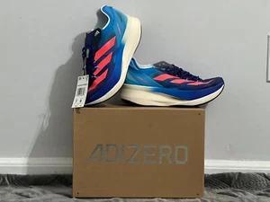 Adizero Prime X Legacy Herren Damen Blau Weiß Laufschuhe GX3134 - Bild 1 von 8
