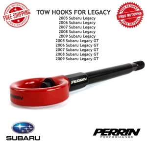 Perrin Performance Red Tow Hook for 05-09 Subaru Legacy #PSP-BDY-231RD - Picture 1 of 5