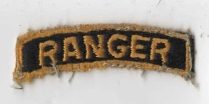 United States Army Ranger Patch YLW Bdr. (SEWN) [5D-1183] - Picture 1 of 1