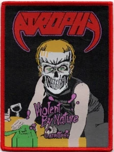 ATROPHY-VIOLENT BY NATURE-WOVEN PATCH-THRASH METAL - Picture 1 of 1