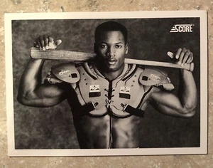 BO JACKSON 1990 SCORE BASEBALL BO KNOWS NIKE AD CARD #697 ROYALS RAIDERS - Picture 1 of 2