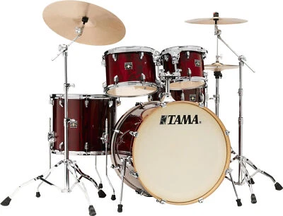 Tama CL52KS Superstar Clásico Arce Paquete de 5 Piezas Tambor Concha, Granate Lacebark Pine Foto 1 de 2