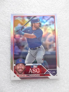 Dansby Swanson 2023 Topps Chrome Update - Cubs #ASGC-38 - Picture 1 of 2