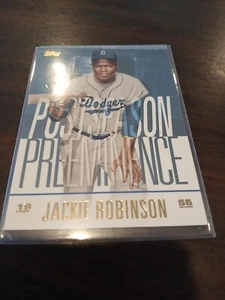 2018 Topps Jackie Robinson Postseason preeminence Card Brooklyn Dodgers PO-27 - Picture 1 of 1