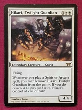 Magic The Gathering CHAMPIONS OF KAMIGAWA HIKARI TWILIGHT GUARDIAN card MTG
