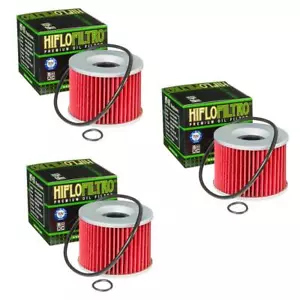 Paquete de 3 filtros de aceite Hiflofiltro para motocicletas Honda Kawasaki Yamaha - Imagen 1 de 7