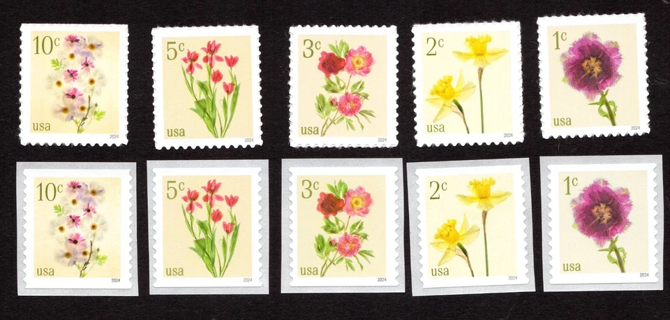 Scott #5901a-5906a Flowers Tulips Peonies Daffodils Single Stamp - MNH - Image 1 of 1