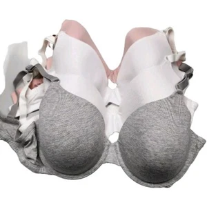 4-Pack Of Fruit of the Loom Women's FT797PK Multicolored 38C Cotton T-Shirt Bras - Picture 1 of 8