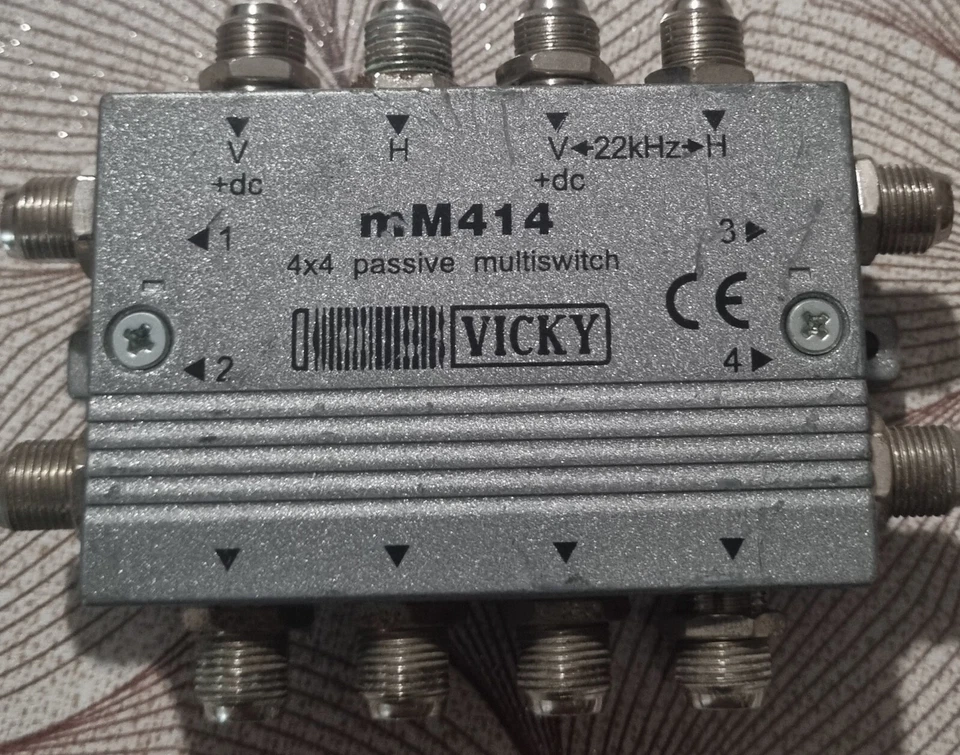 Vicky mM414. Multiswitch SAT passivo. 4 IN 4 0UT  - Immagine 1 di 1