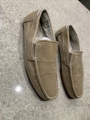 GBX Hombre Casual Caqui Mocasines Zapatos Sin Cordones Talla 12 Foto 1 de 4