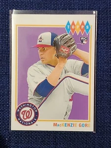 Tarjeta de novato Mackenzie Gore Topps Brooklyn RC WASHINGTON NATIONALS #27 2022  - Imagen 1 de 2