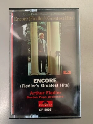 Arthur Fiedler and the Boston Pops Orchestra ENCORE Cassette Tape TESTED - Image 1 of 4