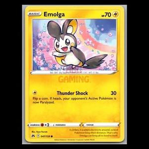 Pokemon Card - Emolga - 047/159 - Non Holo - English - Crown Zenith - Picture 1 of 1