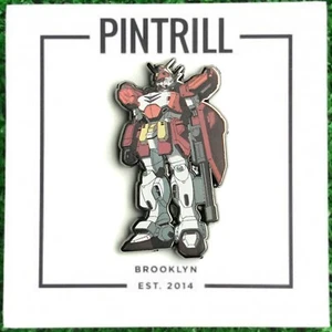 ⚡RARE⚡ PINTRILL x MOBILE SUIT GUNDAM WING Heavy Arms Pin *NEW* JAPAN EXCLUSIVE - Picture 1 of 5