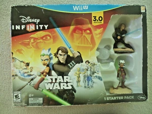 Wii U Star Wars Infinity Starter Pack 3.0 Edition video game Ahsoka Anakin figs - Picture 1 of 2