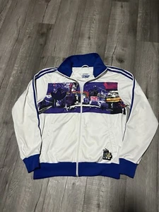 Chaqueta De Colección Años 00 Adidas X Bill McMullen Bordada Bronx Cremallera Completa Talla L - Imagen 1 de 6