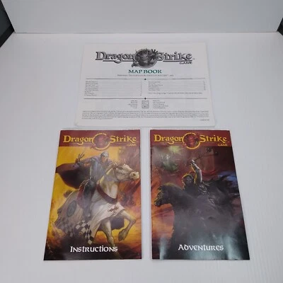 Dragon Strike Board Game Replacement Adventures Book Instructions Book Map Book - Image 1 of 4