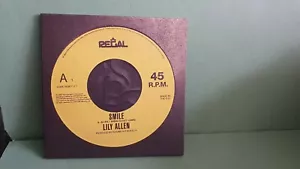 VERY RARE!!! LILY ALLEN UK, 2 TRACK CD PROMO OF, 'SMILE' - Picture 1 of 3