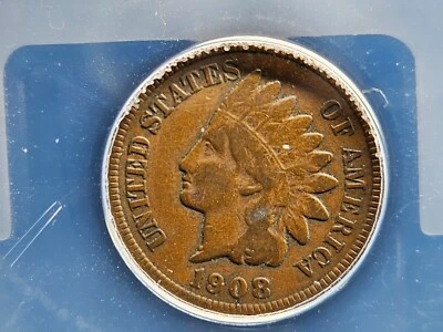 1908-S 1C BN Indian Cent ANACS Graded VG 10 - Image 1 of 4