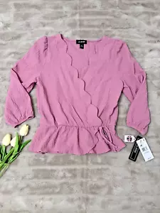 A. Byer Top Faux Wrap Damen Größe Small - Bild 1 von 5