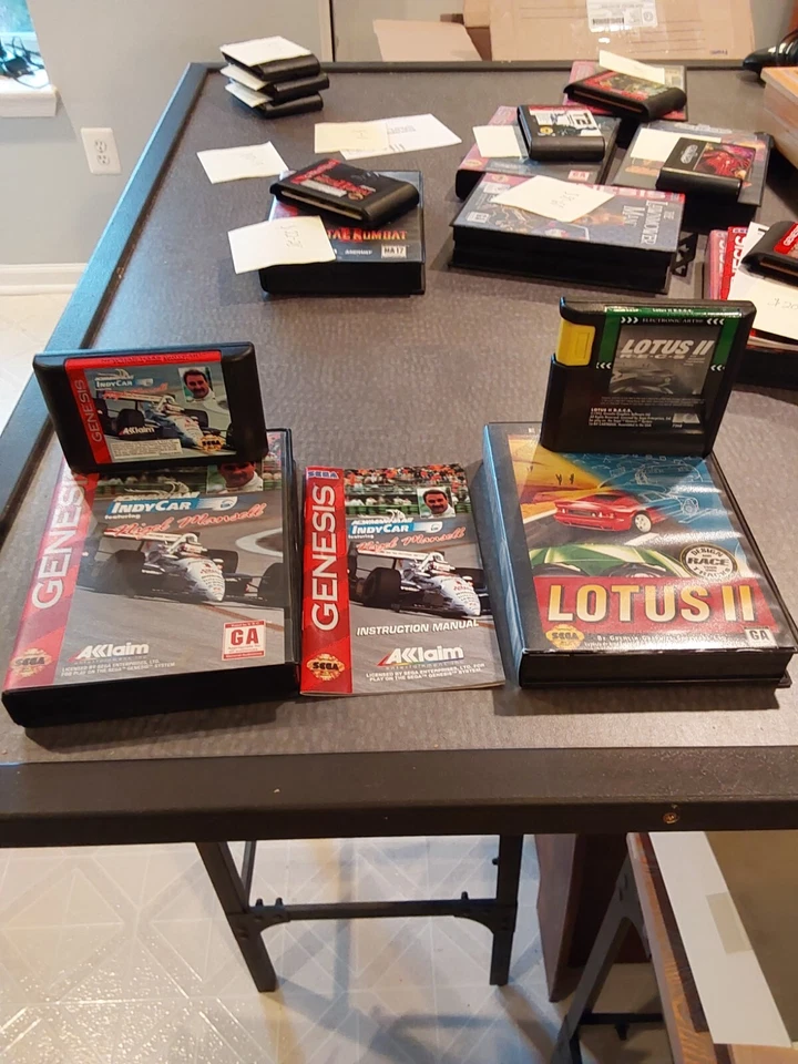 SEGA GENESIS LOTUS II AND NEWNANHAAS INDY CAR - Image 1 of 1
