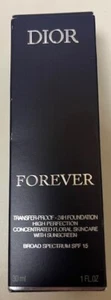 (4) Dior Forever Skin Glow Foundations - 0W WARM - NEW IN BOX - - Picture 1 of 2