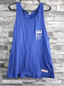 Mitchell And Ness Kansas City Royals Men's Size XL Blue Tank Top - Picture 1 of 10