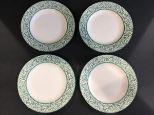 Vintage Spode Holly Tree Salad Plates 7 7/8” Made In England Set Of 4 - Picture 1 of 4