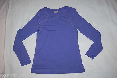 CAMISETA ACTIVA L/S para mujer con MALLA semi ajustada PÚRPURA Danskin ahora S 4-6 Foto 1 de 3