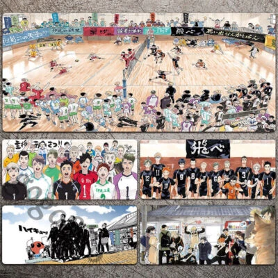 Alfombrilla de ratón Haikyuu!! Alfombrilla de ratón para juegos de escritorio alfombrilla de gran tamaño alfombrilla de mesa de anime Foto 1 de 4