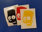 Bart Simpson Face Inspired VInyl Decal for phone tablet car wall Sticker 