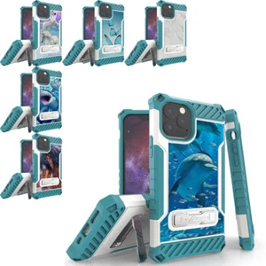 Funda híbrida antichoque de grado militar + cubierta de vidrio templado para iPhone 11 Pro - Imagen 1 de 19