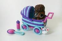 Lol Surprise Doll Stroller and little sister Dollhouse Furniture