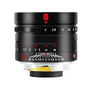 Lente manual gran angular fotograma completo 7artisans 35 mm F2.0 II para montaje Leica M - Imagen 1 de 10
