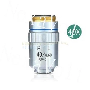 1PCS PLL 40/0.60 160/0 per metallografia obiettivo acromatico filettatura 20,2mm - Foto 1 di 2