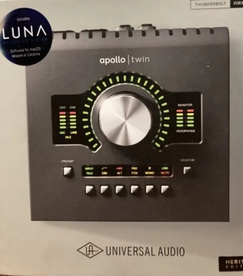 Universal Audio Apollo Twin Duo Core UAD Thunderbolt 3 UAD-2 Audio Interface - Image 1 of 4