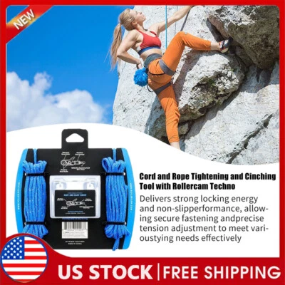 Cord and Rope Tightening Cinching Tool with Rollercam Technology ET