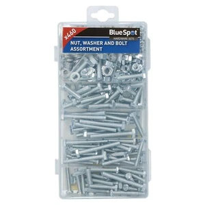 Tornillos de tuercas hexagonales métricos M5 - M8 5 - 8 mm + kit surtido de arandela sujetadores 460 piezas - Imagen 1 de 1