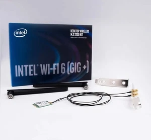 Intel Wi-Fi 6 AX200 Desktop Kit with Bluetooth Gig+ Dual Band Adapter - Afbeelding 1 van 5