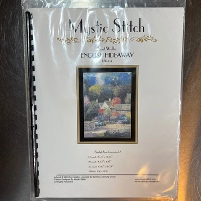 Mystic Stitch Kent Wallis English Hideaway Cross Stitch Pattern KW-04 Foto 1 de 4