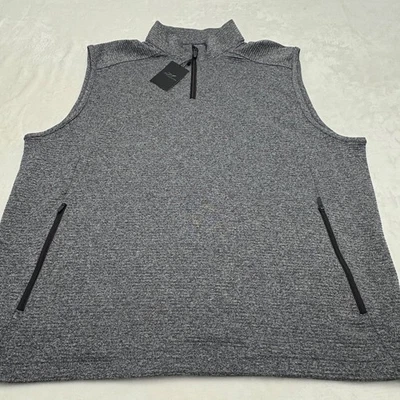 Chaleco de golf Greg Norman Collection 1/4 cremallera para hombre talla XL azul marino brezo informal Foto 1 de 4