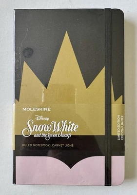 Moleskine Snow White Limited Edition Crown Large Ruled Notebook Hardcover - Image 1 of 2