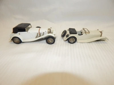 WESTERN MODELS MERCEDES SSK & JAGUAR SS 100 SPARES OR REPAIR 1:43 - Image 1 of 4