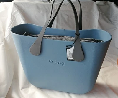 O bag Borsa Nuova Originale O bag - Col. Matcha Int. Grigio Manici Grigio - Image 1 of 4