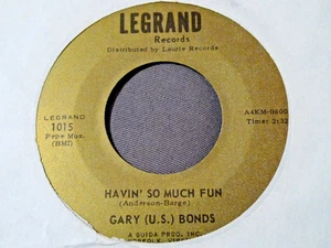 GARY (U.S) BONDS-HAVIN SO MUCH FUN-LEGRAND - Picture 1 of 2
